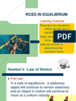 2.9 Forces in Equilibrium: Learning Outcome