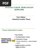 Teori Weber - Industrial Location Theory