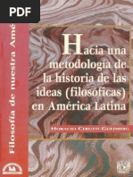 Hacia Una Metodología de La Historia de Las Ideas (Filosóficas) en América Latina.