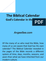 The Biblical Calendar - God's Calendar in The Bible