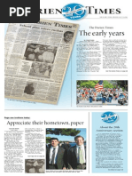 Darien Times 20th Anniversary Section