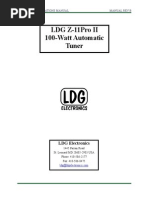 Acoplador LDG Z 11ProII Manual