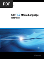 SAS Macro Language Reference