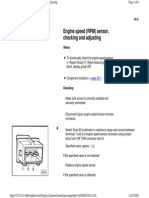 28-21 Engine Speed Sensor Checking and Adjusting
