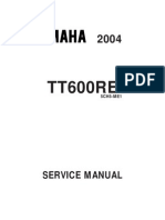 Yamaha TT600RE Service Manual 