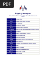 Shipping Acronyms