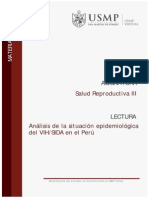 Analisis de La Situacion Epidemiologica Del VIH-SIDA en El Peru LO