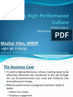 Building A High-Performance Culture