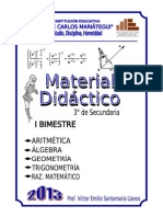 Material de Matemática 3° - 2013