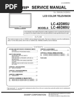 Sharp LC-42D85U, LC-46D85U PDF