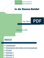 Método de Gauss-Seidel