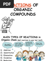 2) Organic Reactions 2.1 - 2.3