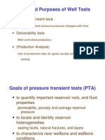 Types and Purposes of Well Tests