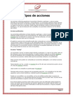 Las Acciones y Tipos de Acciones en PERU