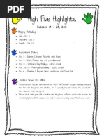 HighFiveHighlights10 25 13 PDF