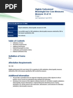 Eligible Professional Meaningful Use Core Measures Measure 10 of 14