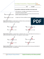 Ejercicio 17 Al 20 Angulos Entre Dos Lineas Paralelas