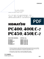 Komatsu Shop Manual PC400 PC450