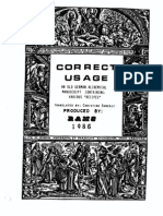 Correctusage PDF