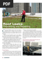 Membrane Roof Leak Investigation