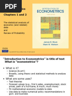 Chapters 1 & 2-Final - PPT Econmetrics - Smith/Watson