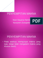 Penyempitan Makna