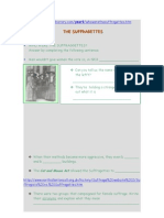 Suffraggetes Worksheet 1