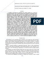 Calculation of Nonlinear Ground Response in Earthquakes