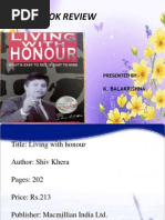 Book Review: Presented By:-K. Balakrishna