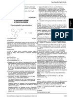 Cyproheptadine Hydrochloride Word