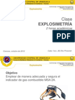 Explosimetria Cbvucv C1 E Pimentel