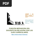 Función Mediadora Del Docente PDF