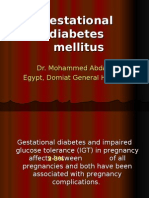 Gestational Diabetes