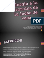 Alergia A La Proteína de La Leche de