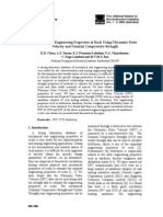 Evaluation of Engineering Properties of Rock Using Ultrasonic Pulse Velocity and Uniaxial Compressive Strength