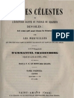 Em Swedenborg ARCANES CELESTES Tome Premier Genese I VII Numeros 1 823 LeBoysDesGuays 1841