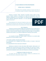 Consideraciones Sobre El Procedimiento de Oferta Real Depósito