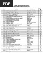 Daftar Buku Teks Di Perpustakaan Departemen Anatomi - Histologi FK Unair