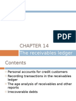 Chapter 14 - The Receivables Ledger