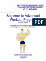 Beginner To Advanced Workout Program