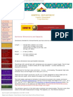 Shipping, Logistics Management - Container Dimensions, Container Capacity, Rating, Tare Mass and Payload of Containers