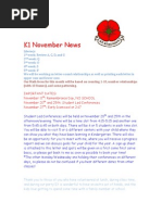 2013 k1 November Newsletter