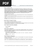 Práctica de Laboratorio 1.5.2 Configuración Básica Del Router