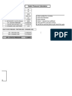 Static Pressure Calculator