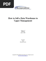 How To Sell A Data Warehouse To Upper Management Checklist