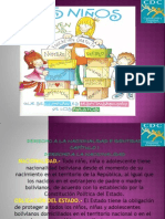 Derechos y Obligaciones Del Niño (A) en Bolivia