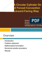 Effect of A Circular Cylinder On Separated Forced Convection at A Backward-Facing Step