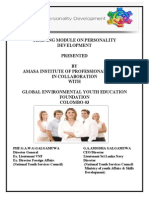 Training Module On Personality Development