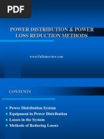 Power Distribution Power Loss Reduction Methods