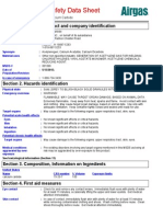 Material Safety Data Sheet: Section 1. Chemical Product and Company Identification